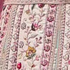 Dark Cream And Pink Paisley Patterned Bridal Lehenga